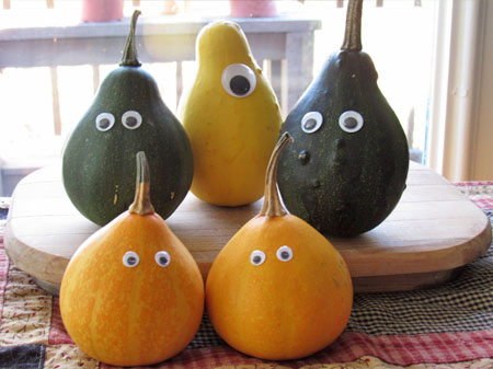 Google-eyed gourds
